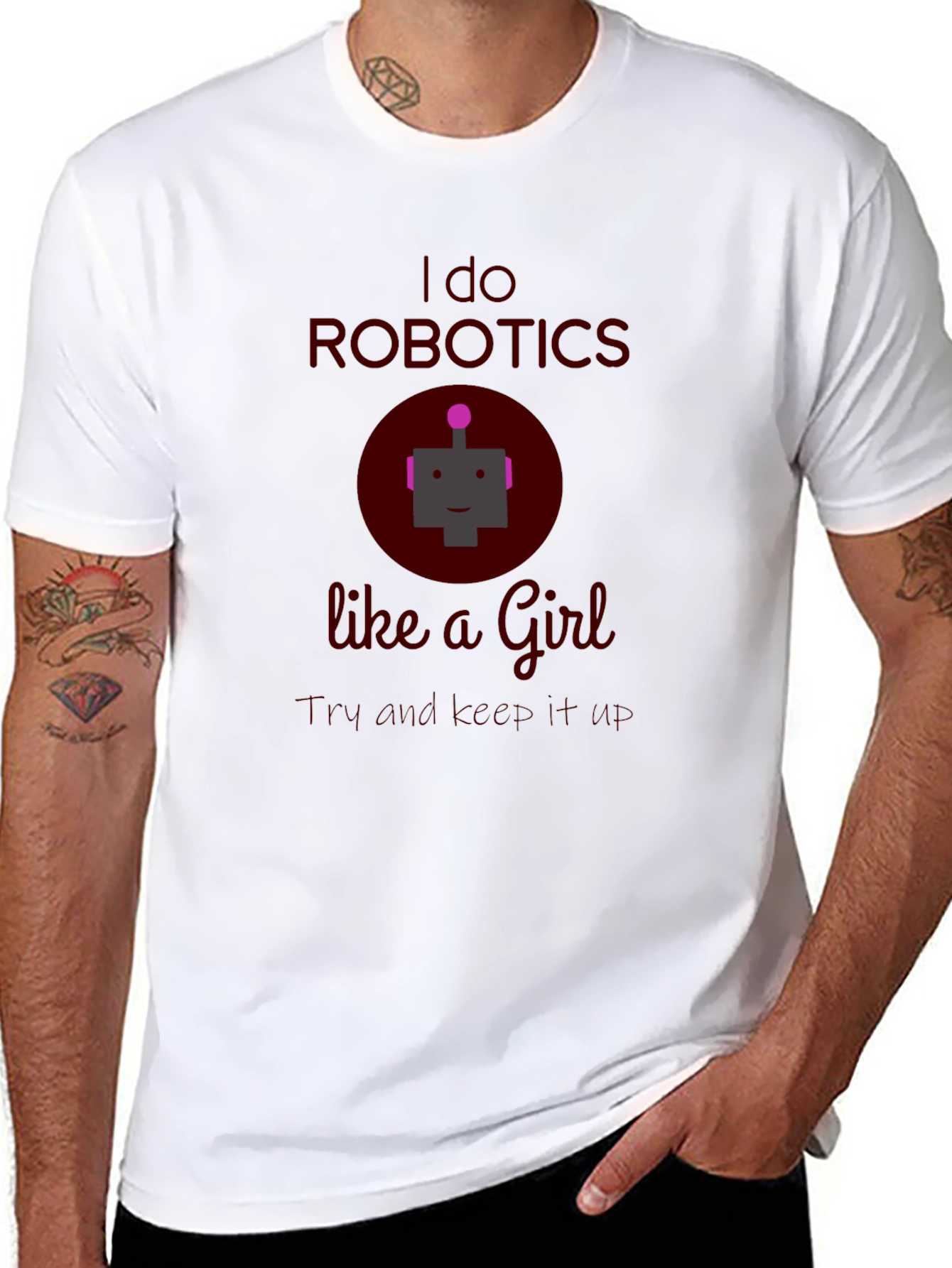 I do Robotics Like a Girl T-Shirt