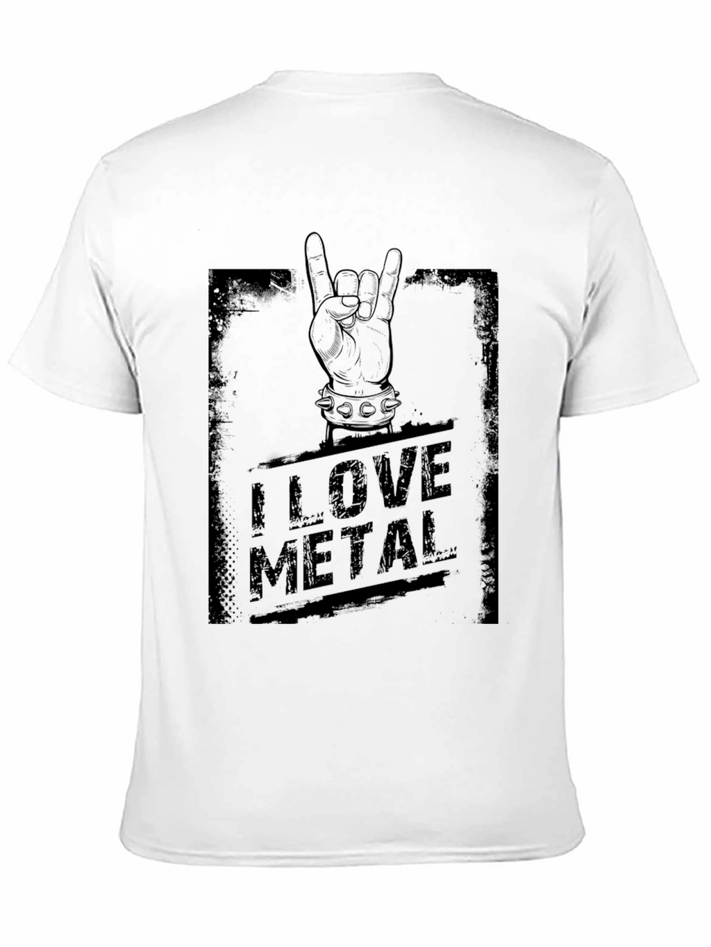 I Love Metal Black Graphic Tee