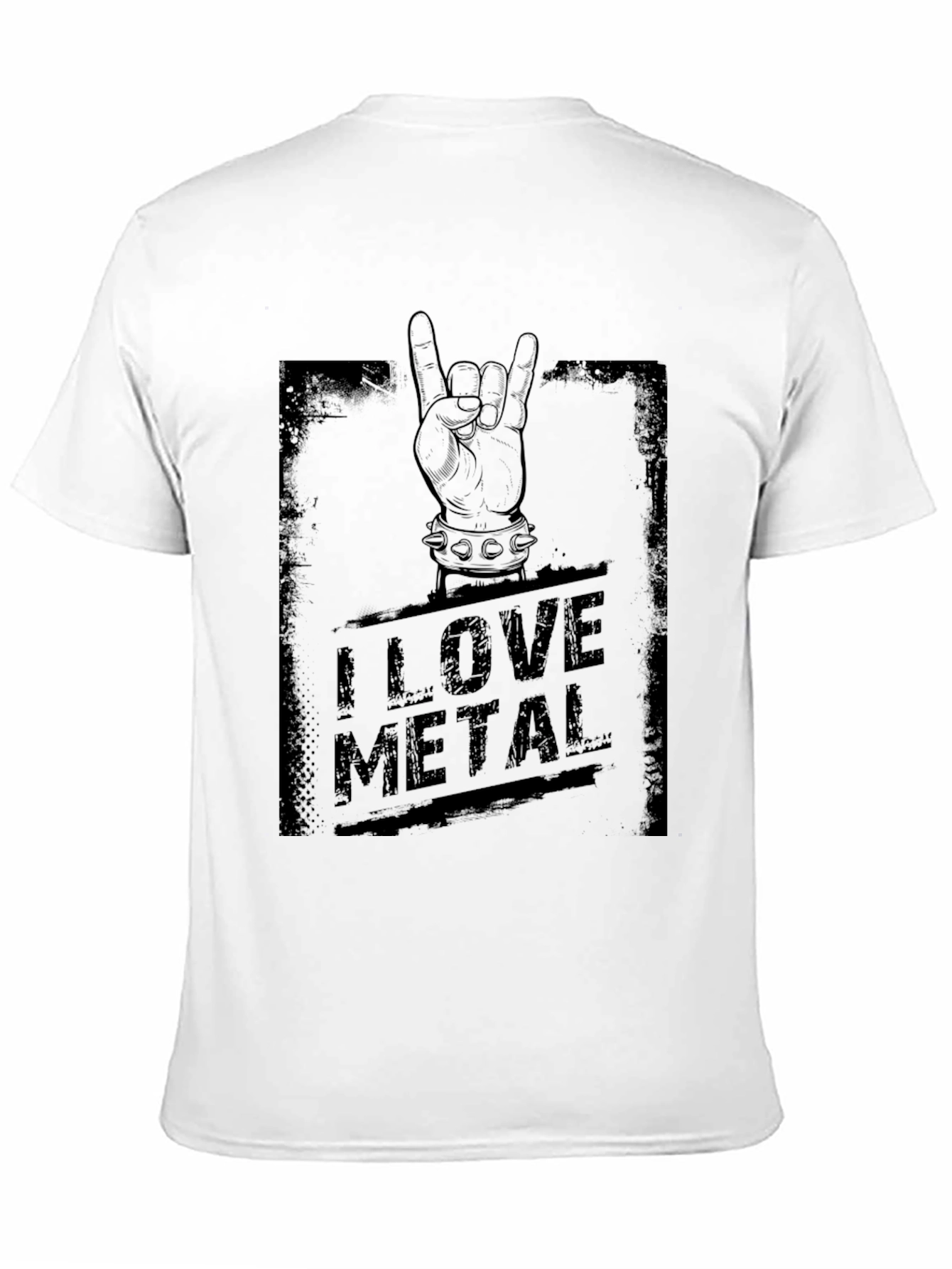I Love Metal Black Graphic Tee