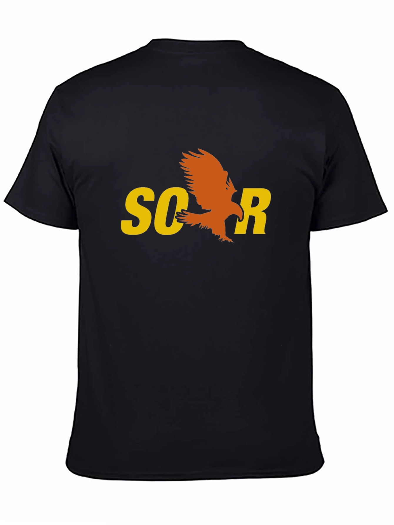 Soar Eagle Graphic Tee - Stylish Black T-Shirt