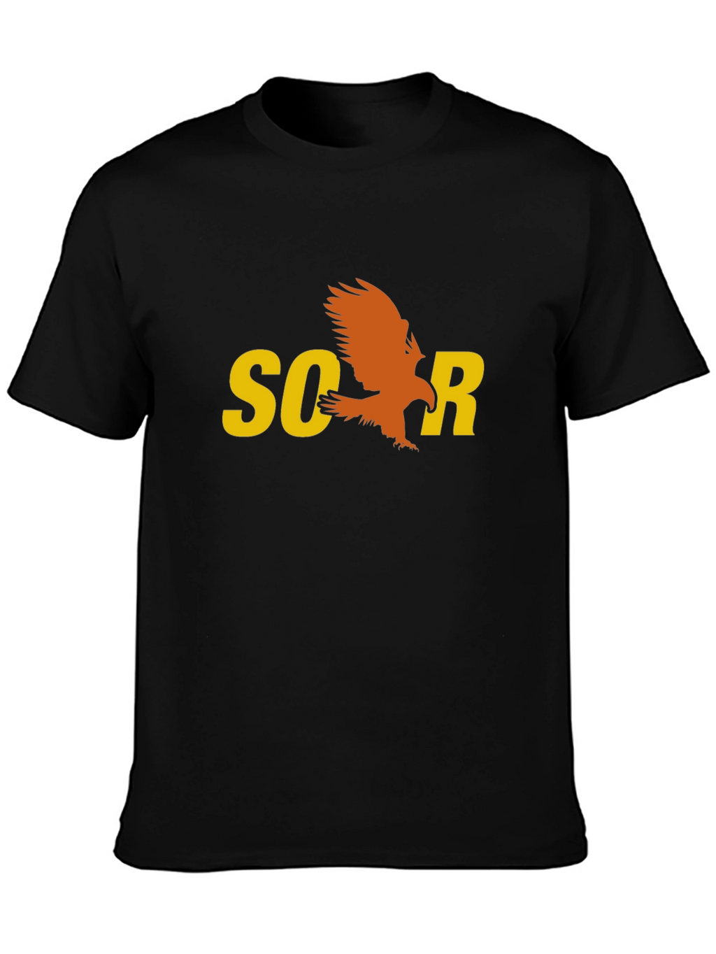 Soar Eagle Graphic Tee - Stylish Black T-Shirt