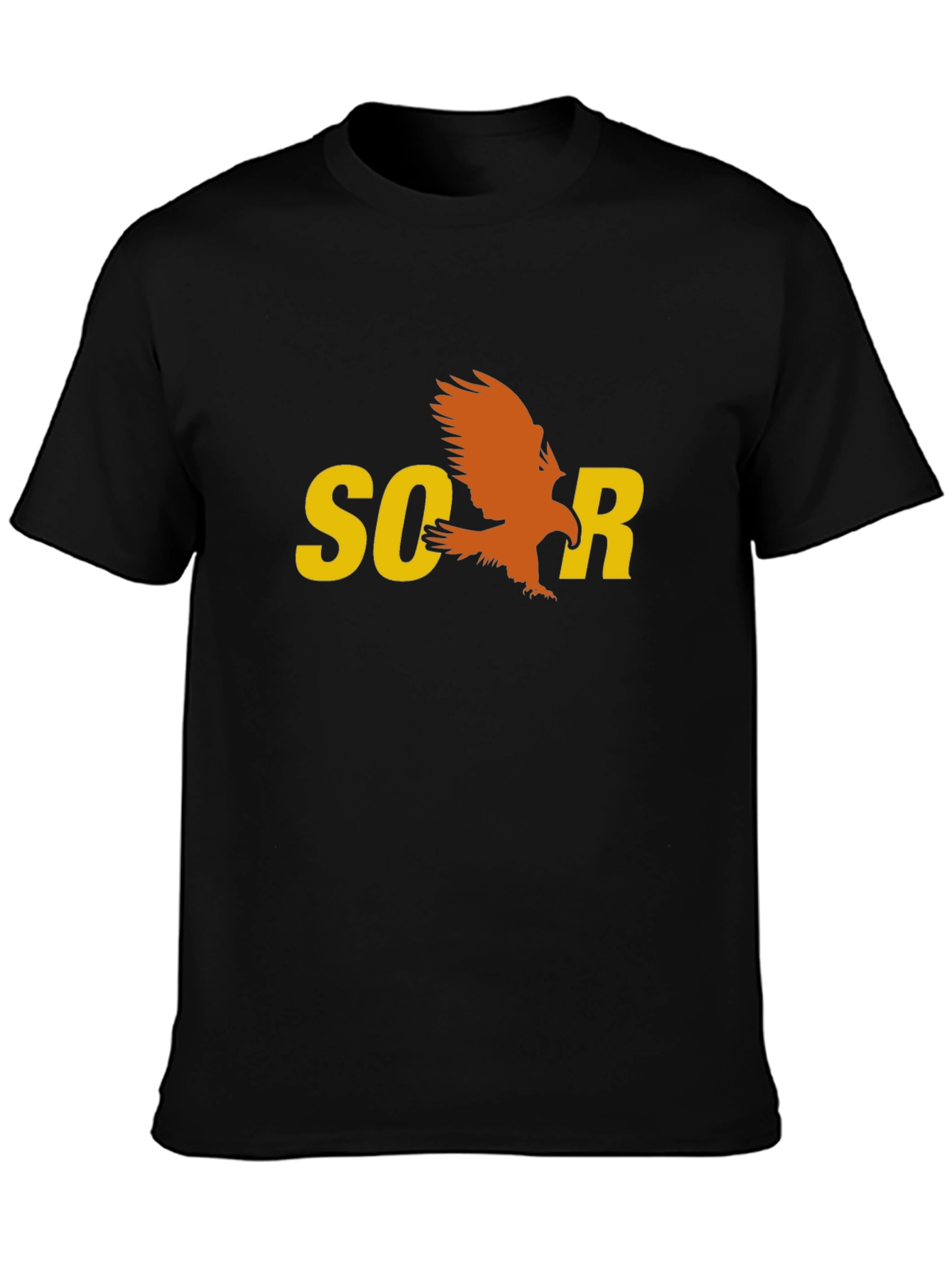Soar Eagle Graphic Tee - Stylish Black T-Shirt