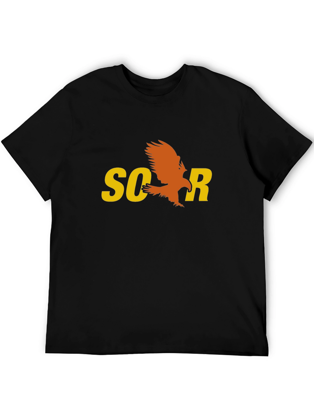 Soar Eagle Graphic Tee - Stylish Black T-Shirt