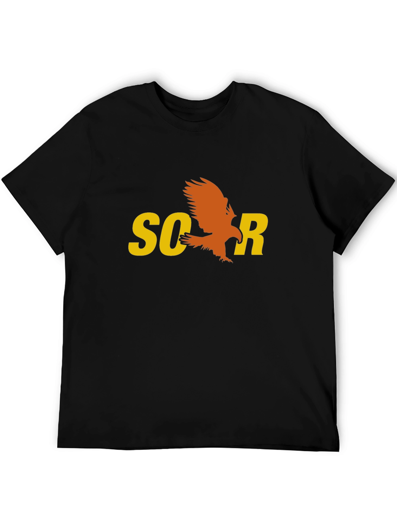 Soar Eagle Graphic Tee - Stylish Black T-Shirt