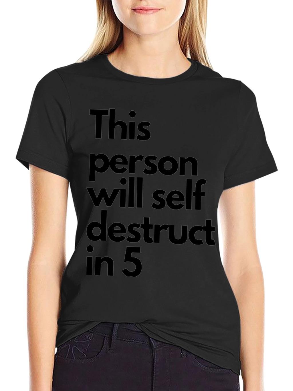 Self Destruct T-Shirt: Black Humor Graphic Tee