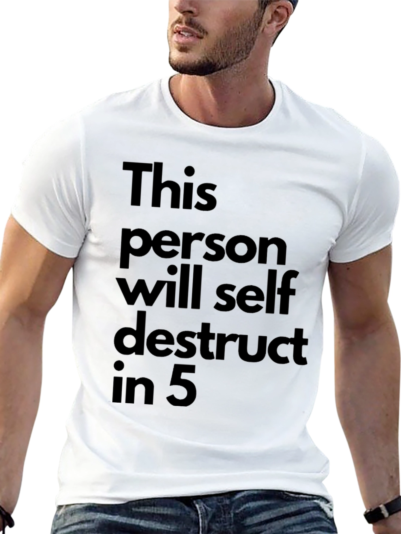 Self Destruct T-Shirt: Black Humor Graphic Tee