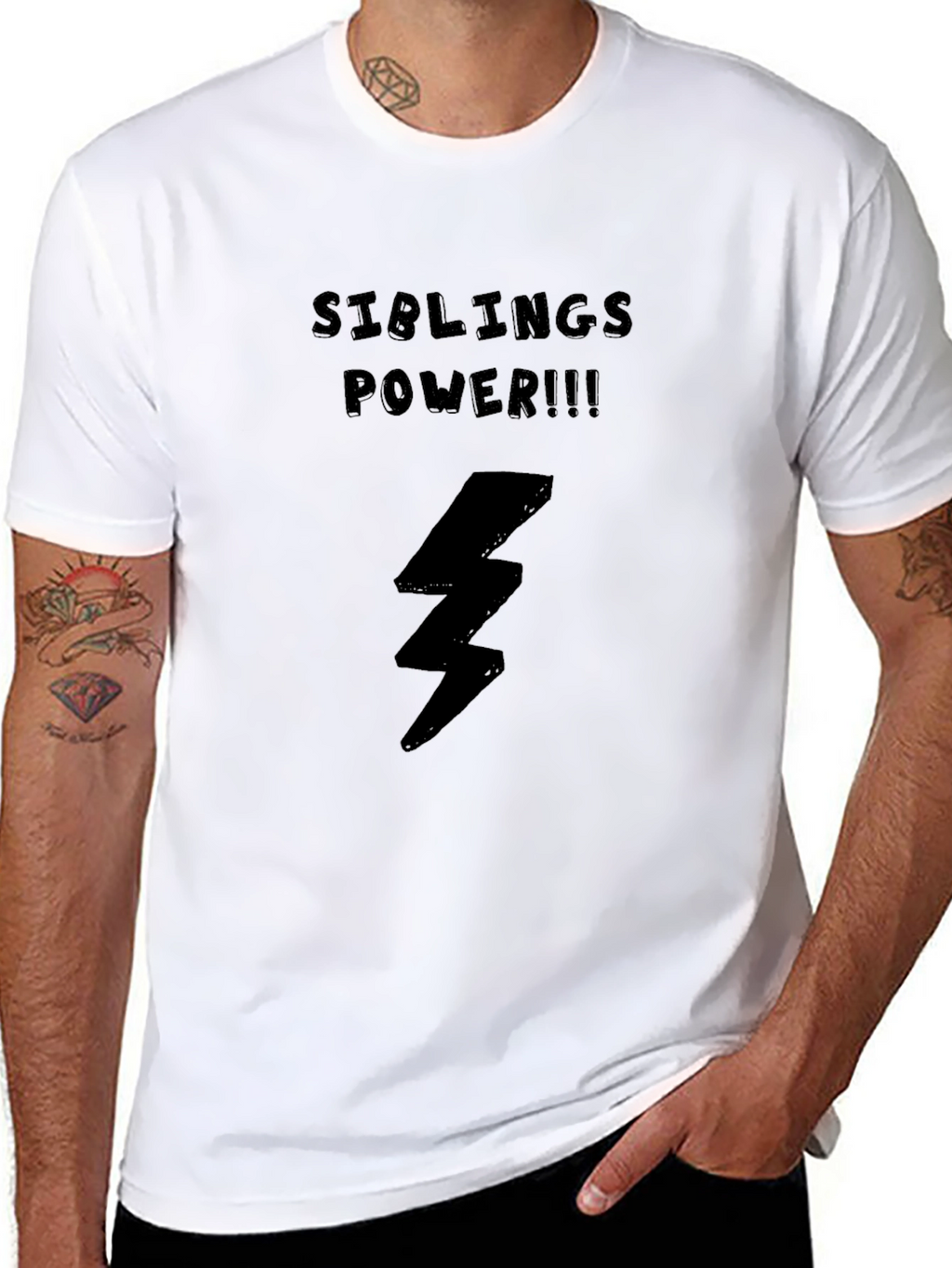 Siblings Power T-Shirt -⚡Design
