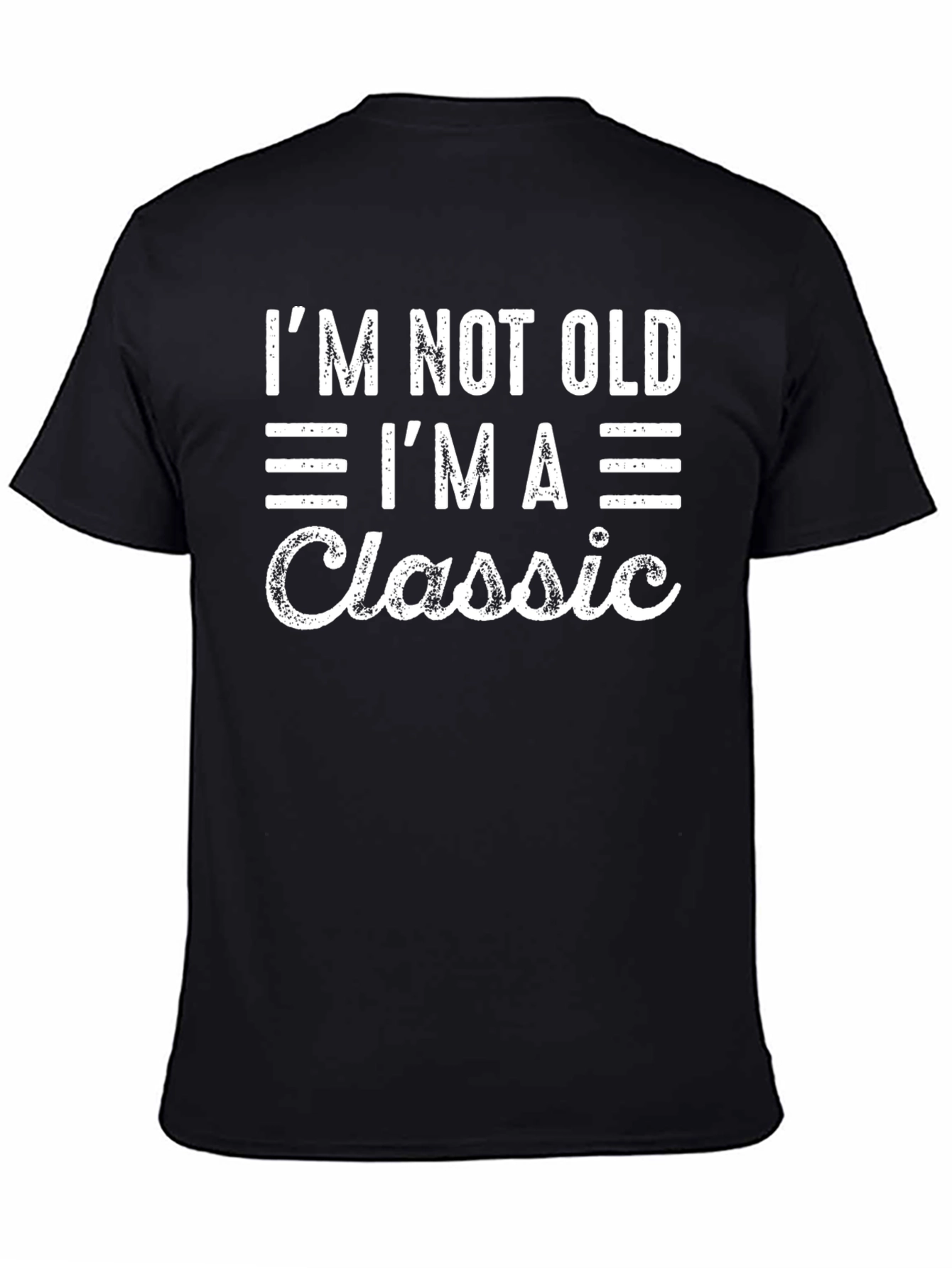 Im Not Old Im A Classic Mens Black T-Shirt
