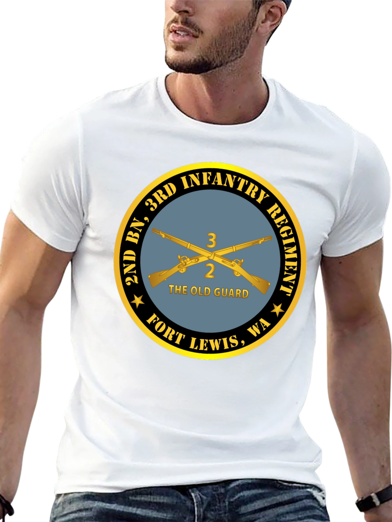 2nd BN 3rd Infantry Regiment Black T-Shirt