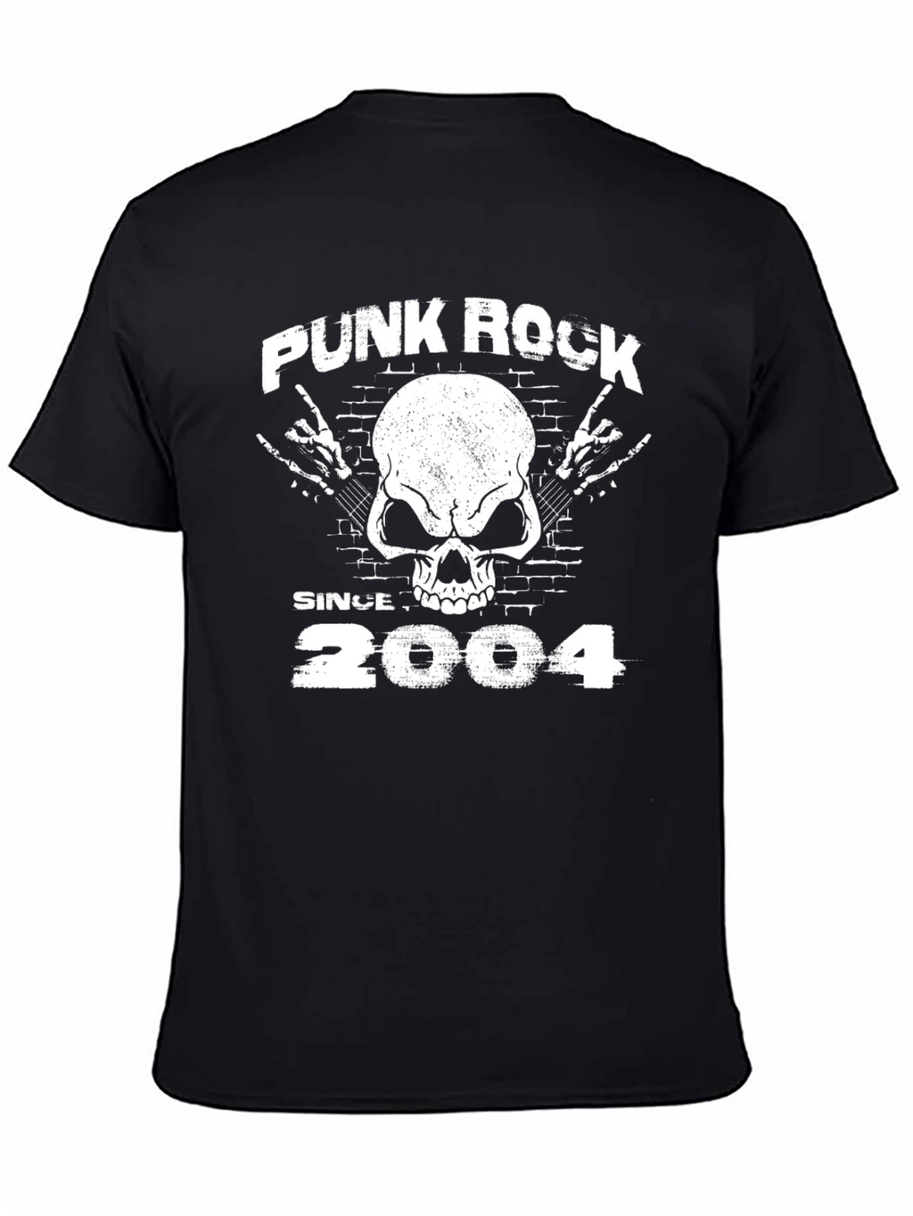 Punk Rock Since 2004 Skull T-Shirt