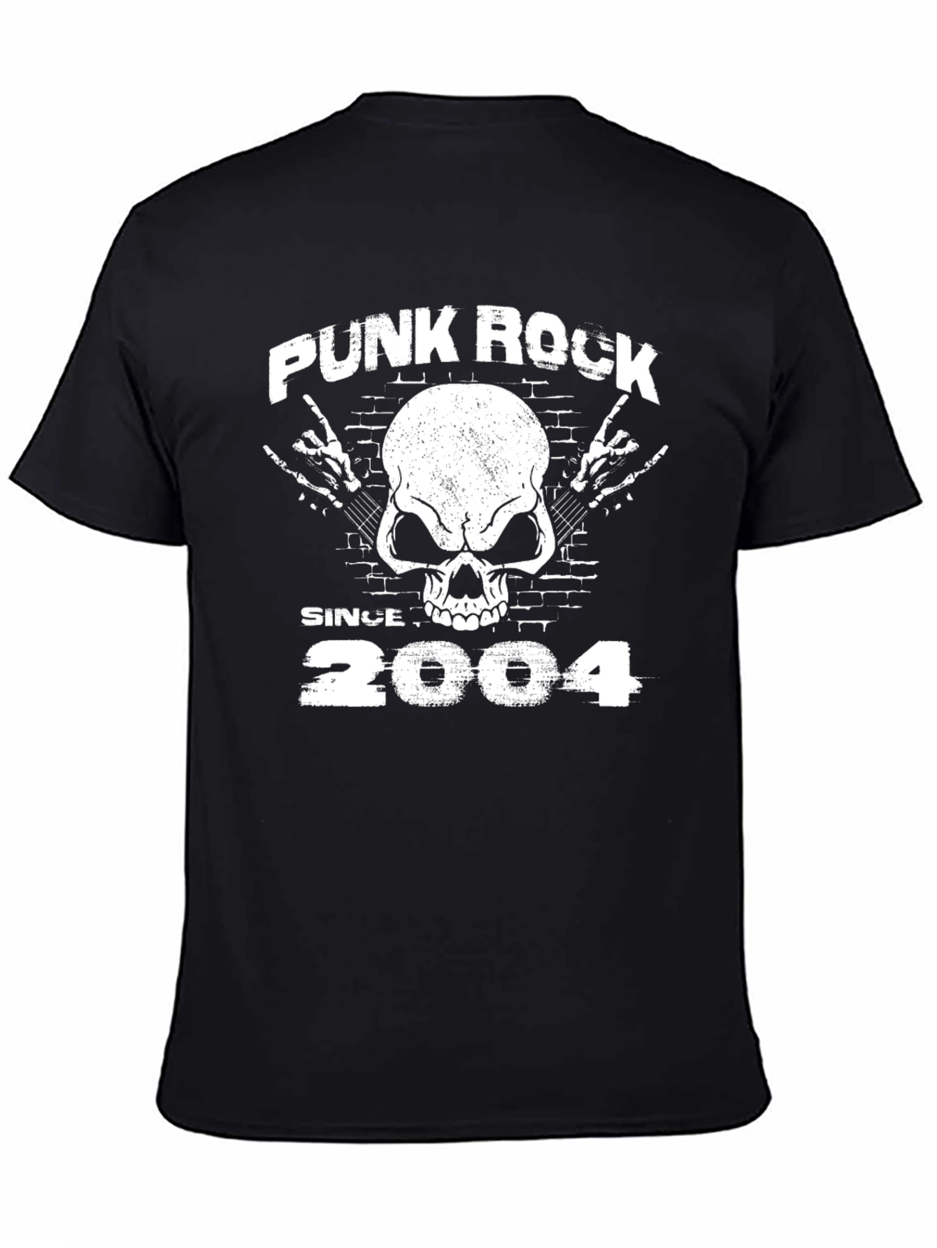 Punk Rock Since 2004 Skull T-Shirt
