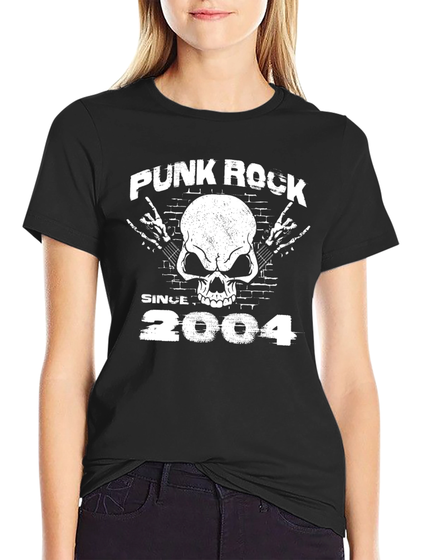 Punk Rock Since 2004 Skull T-Shirt