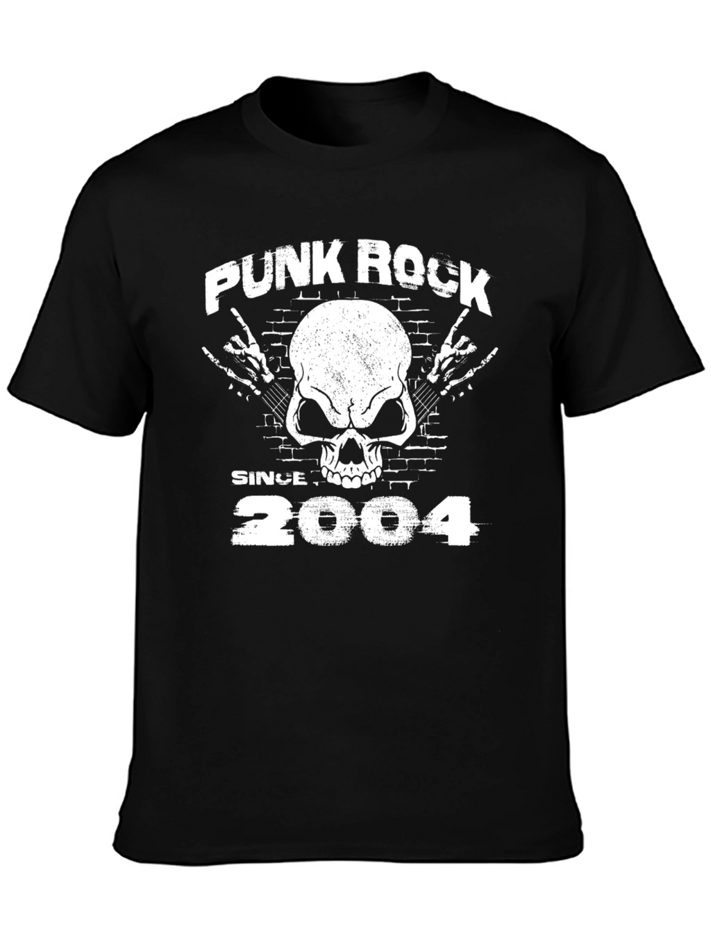 Punk Rock Since 2004 Skull T-Shirt