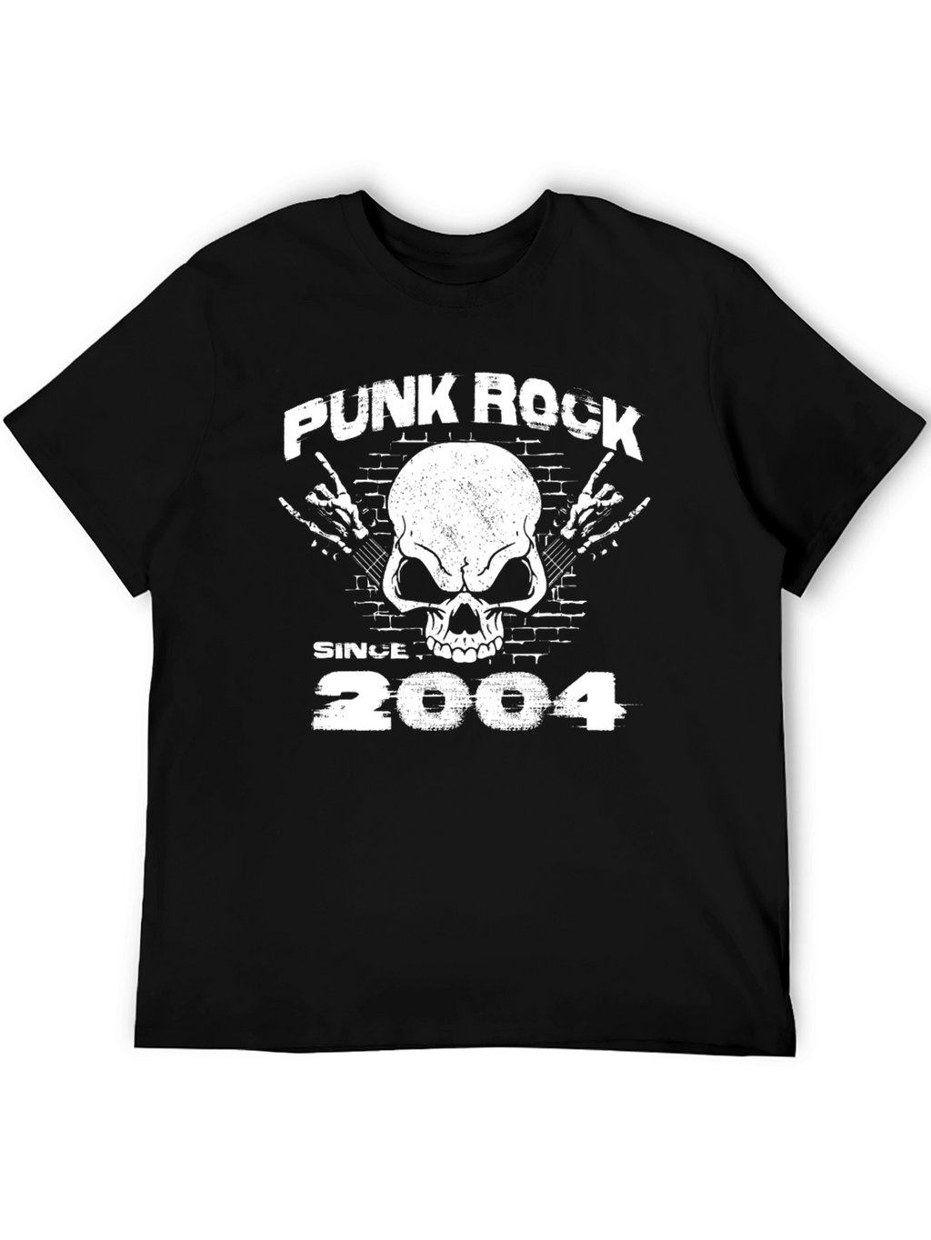 Punk Rock Since 2004 Skull T-Shirt