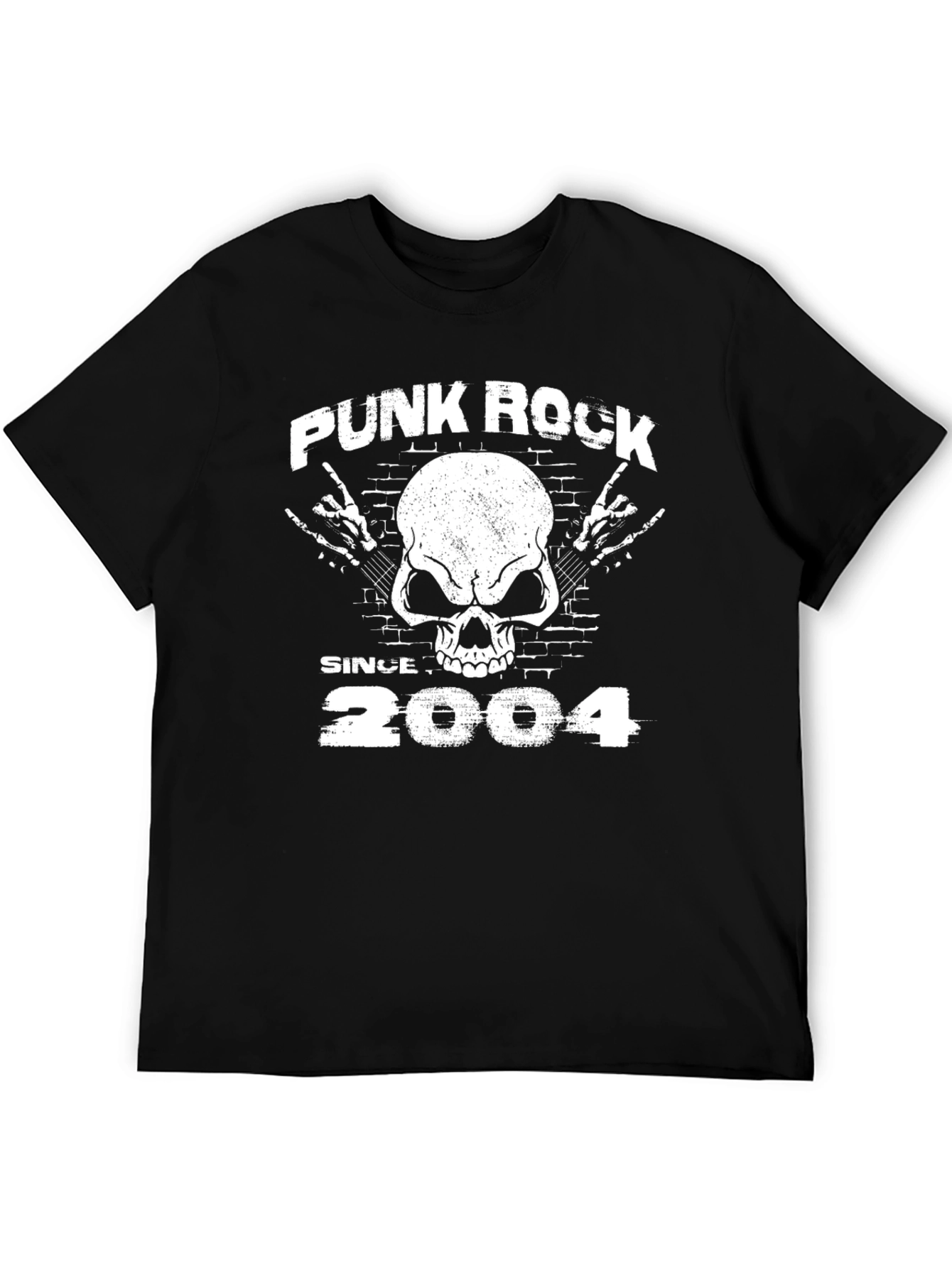 Punk Rock Since 2004 Skull T-Shirt