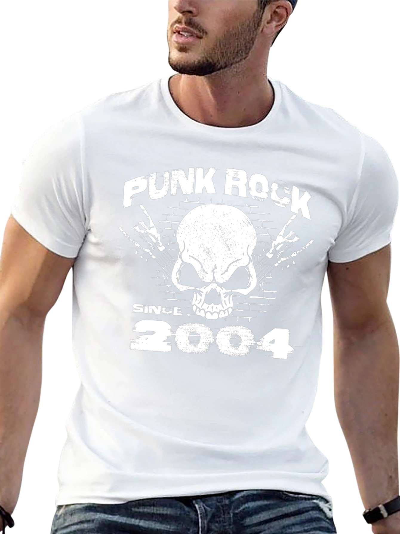 Punk Rock Since 2004 Skull T-Shirt