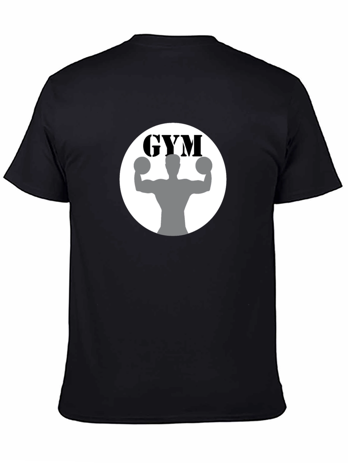 Gym Black T-Shirt Fitness Apparel