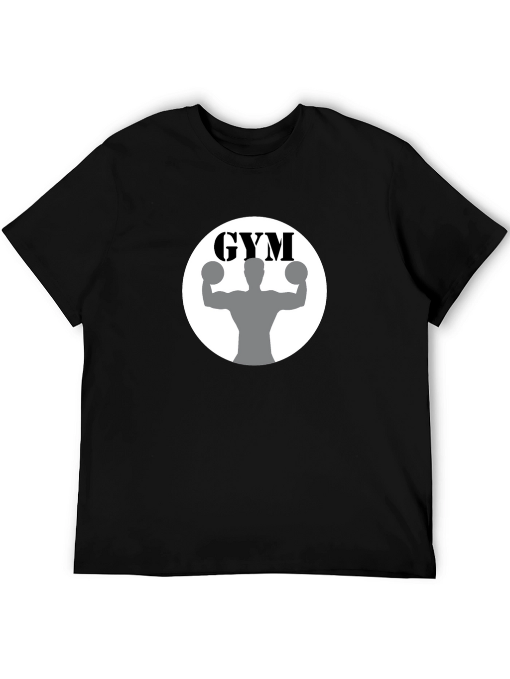 Gym Black T-Shirt Fitness Apparel