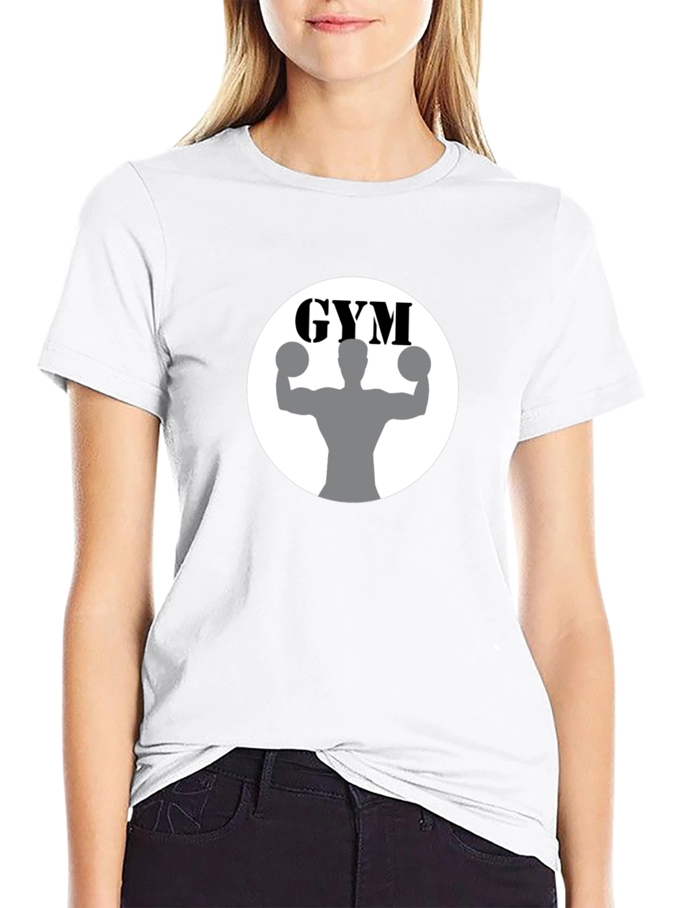 Gym Black T-Shirt Fitness Apparel