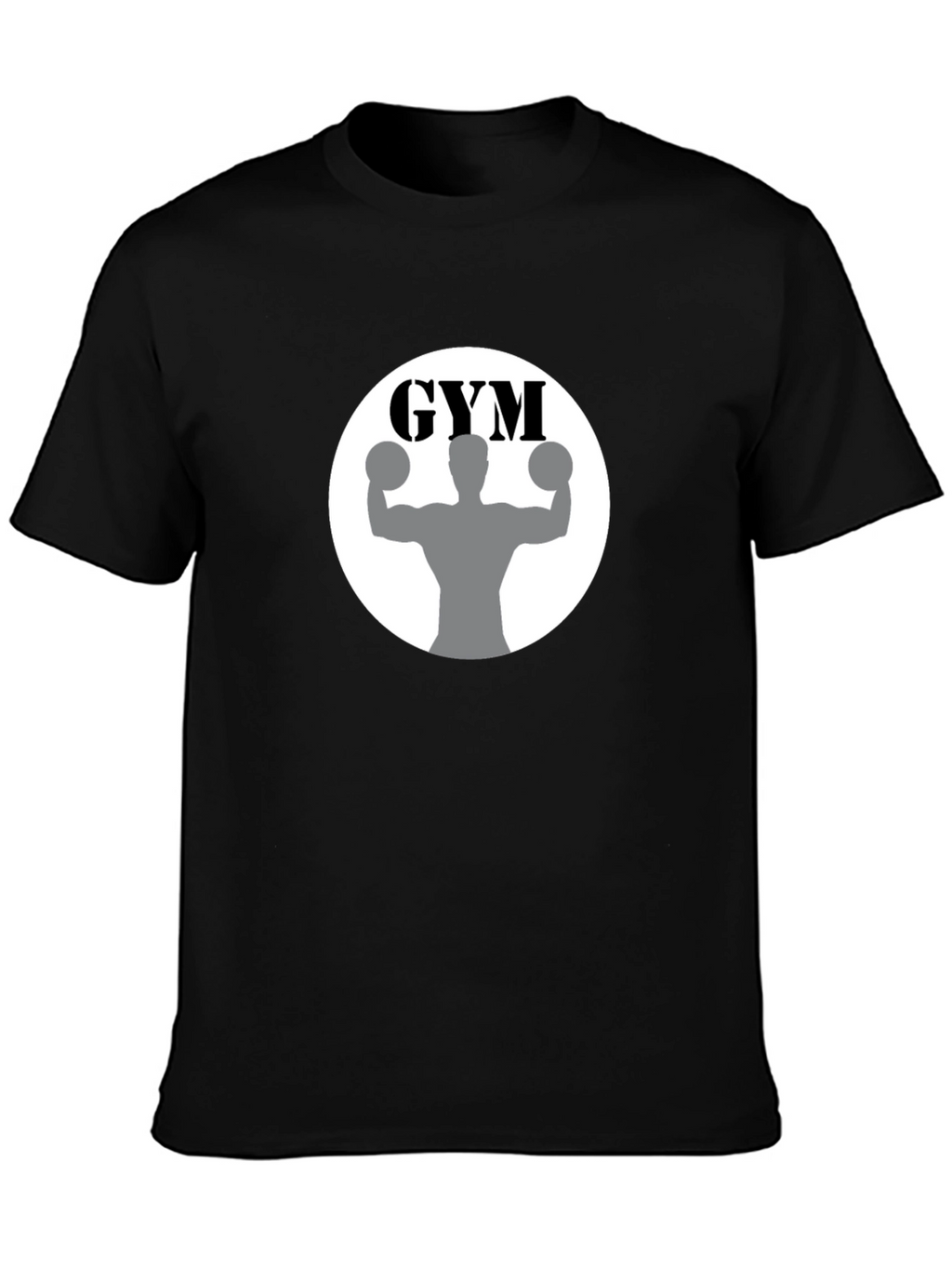 Gym Black T-Shirt Fitness Apparel