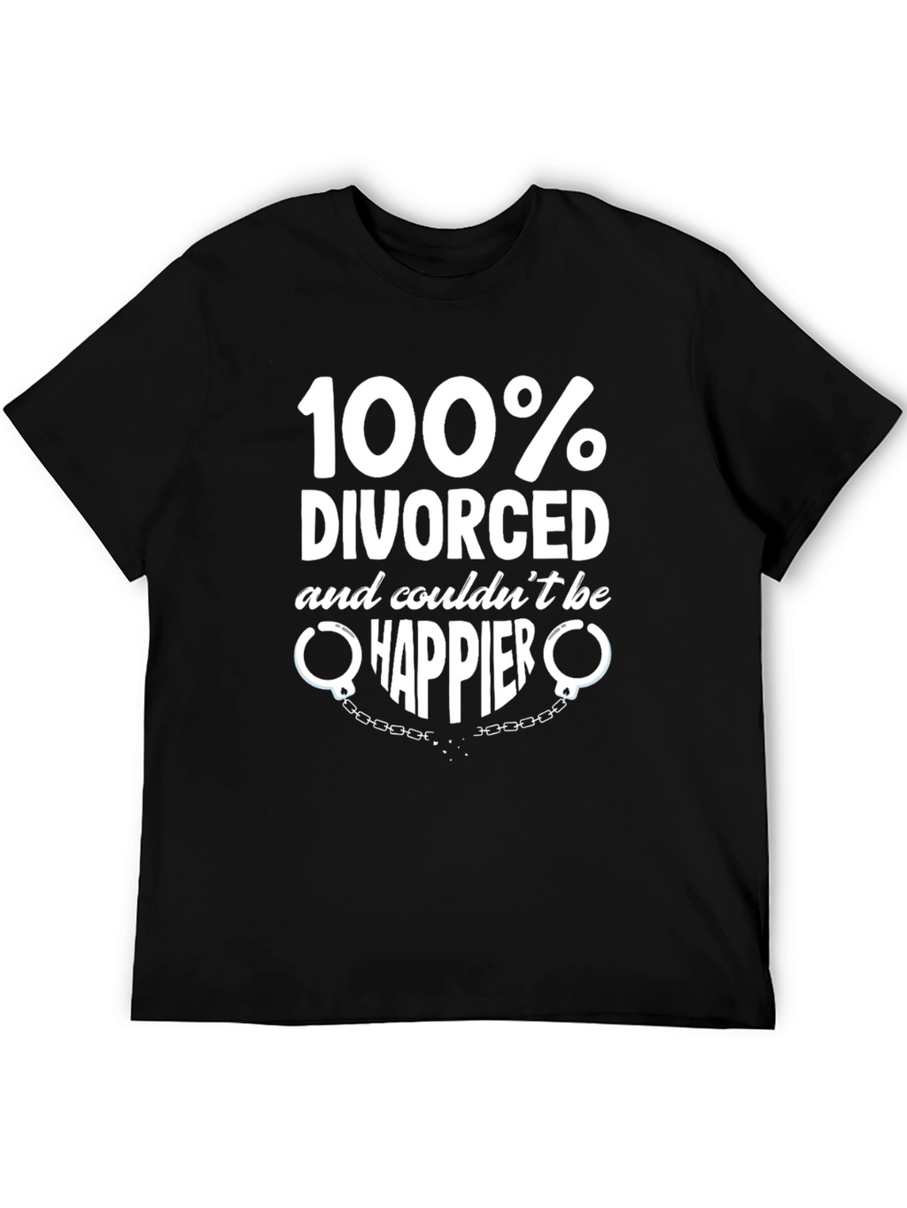 100% Divorced T-Shirt - Happier Than Ever