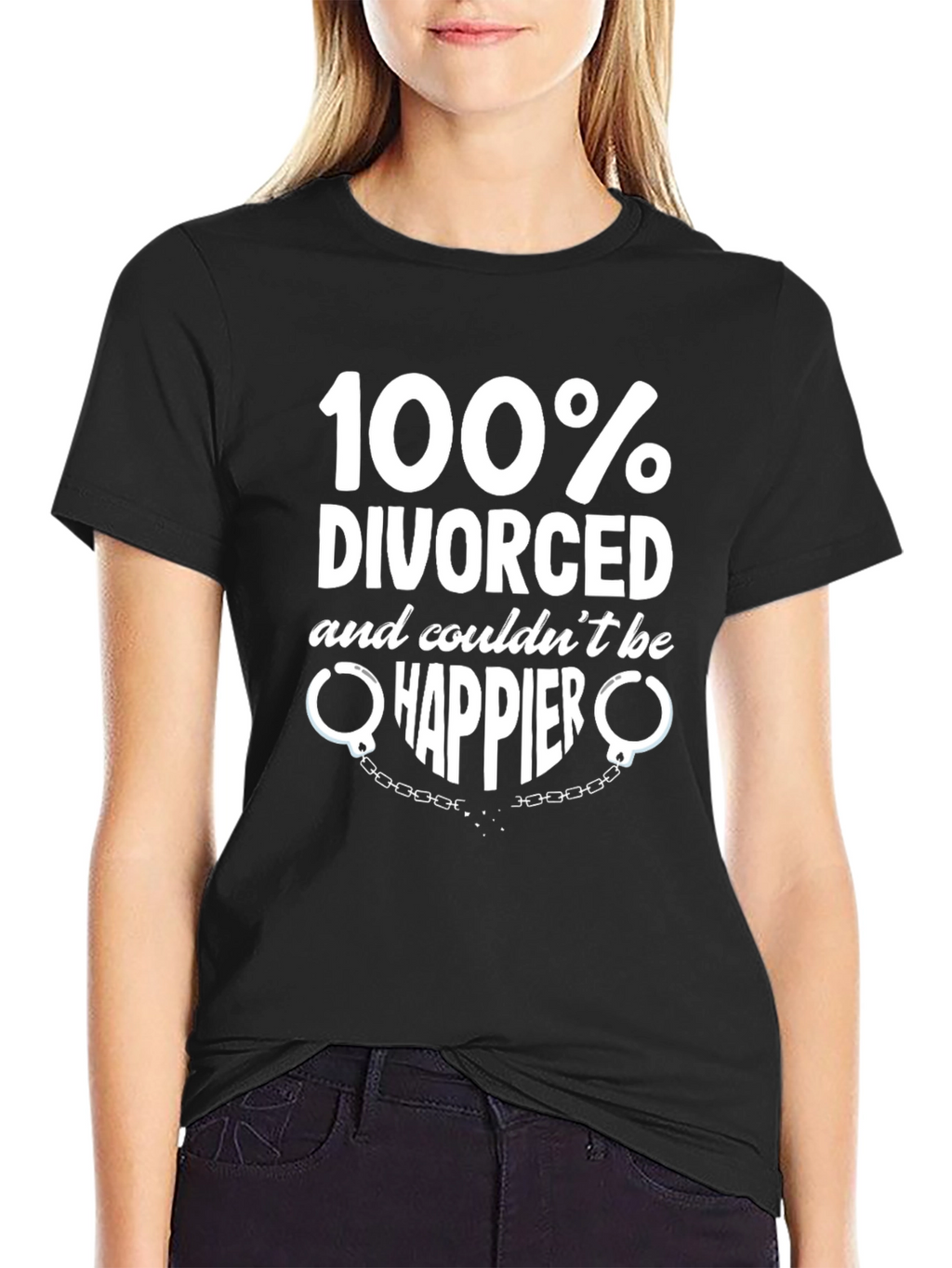 100% Divorced T-Shirt - Happier Than Ever