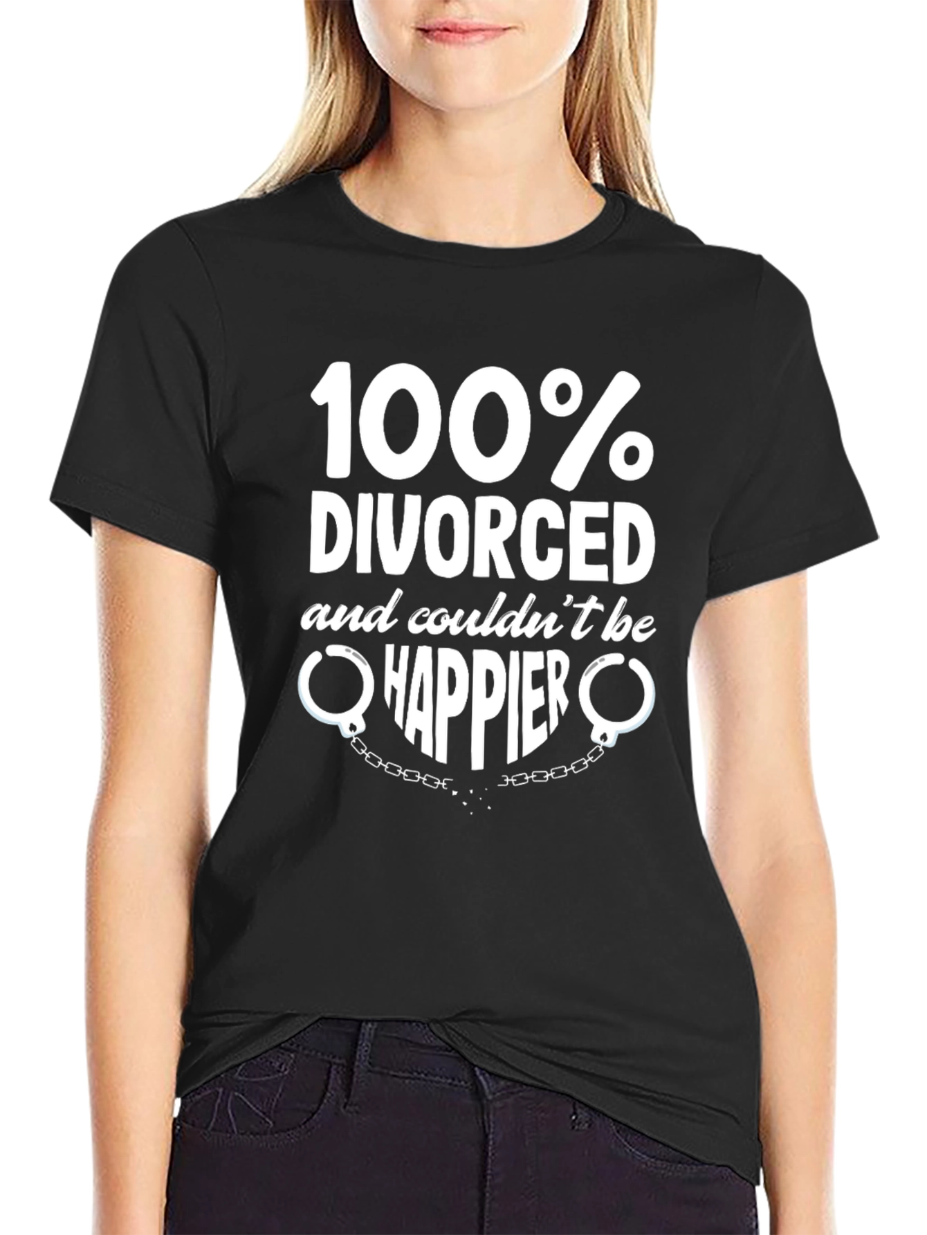 100% Divorced T-Shirt - Happier Than Ever