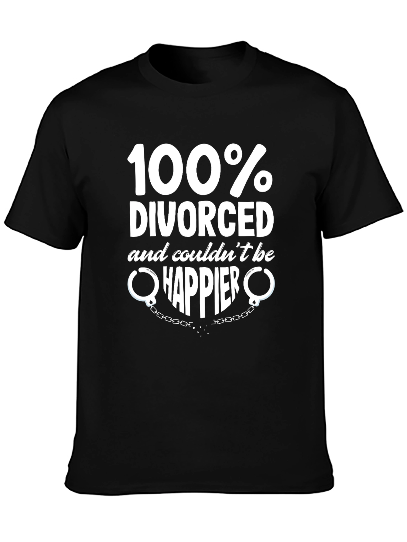 100% Divorced T-Shirt - Happier Than Ever