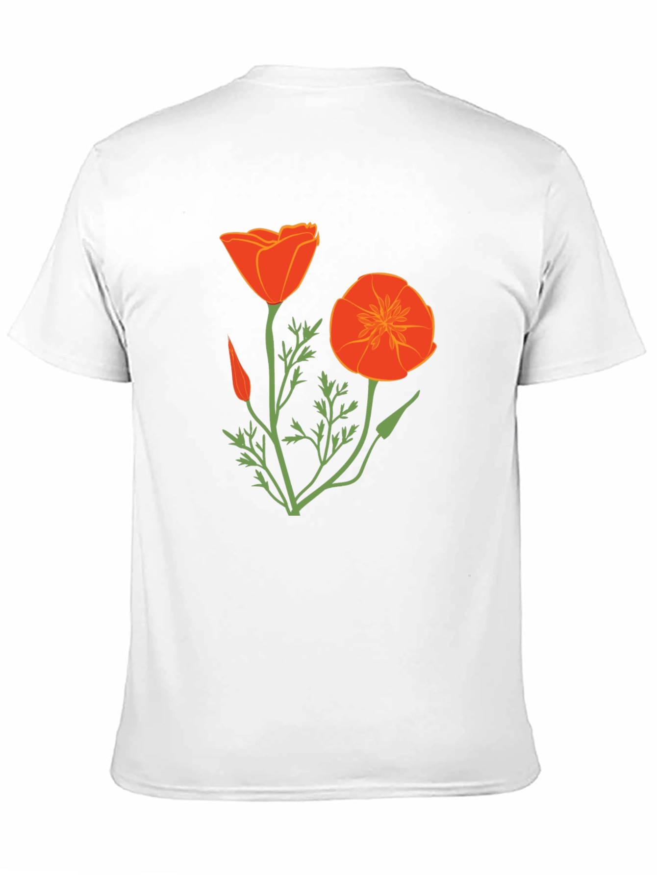 California Poppy Graphic Tee - Black