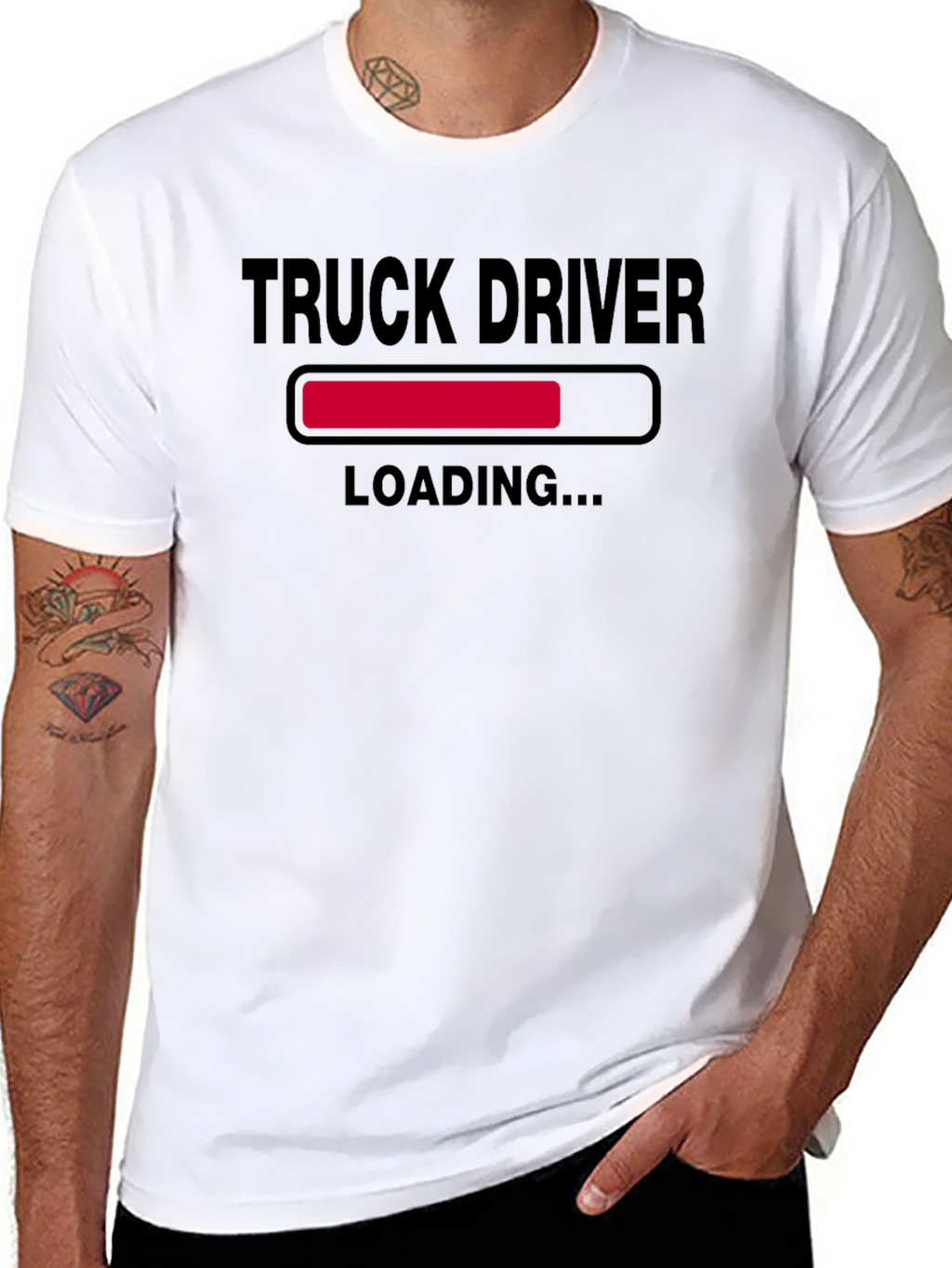 Truck Driver Loading T-Shirt