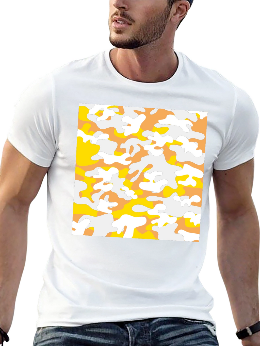 Camouflage Pattern T-Shirt - Casual Wear