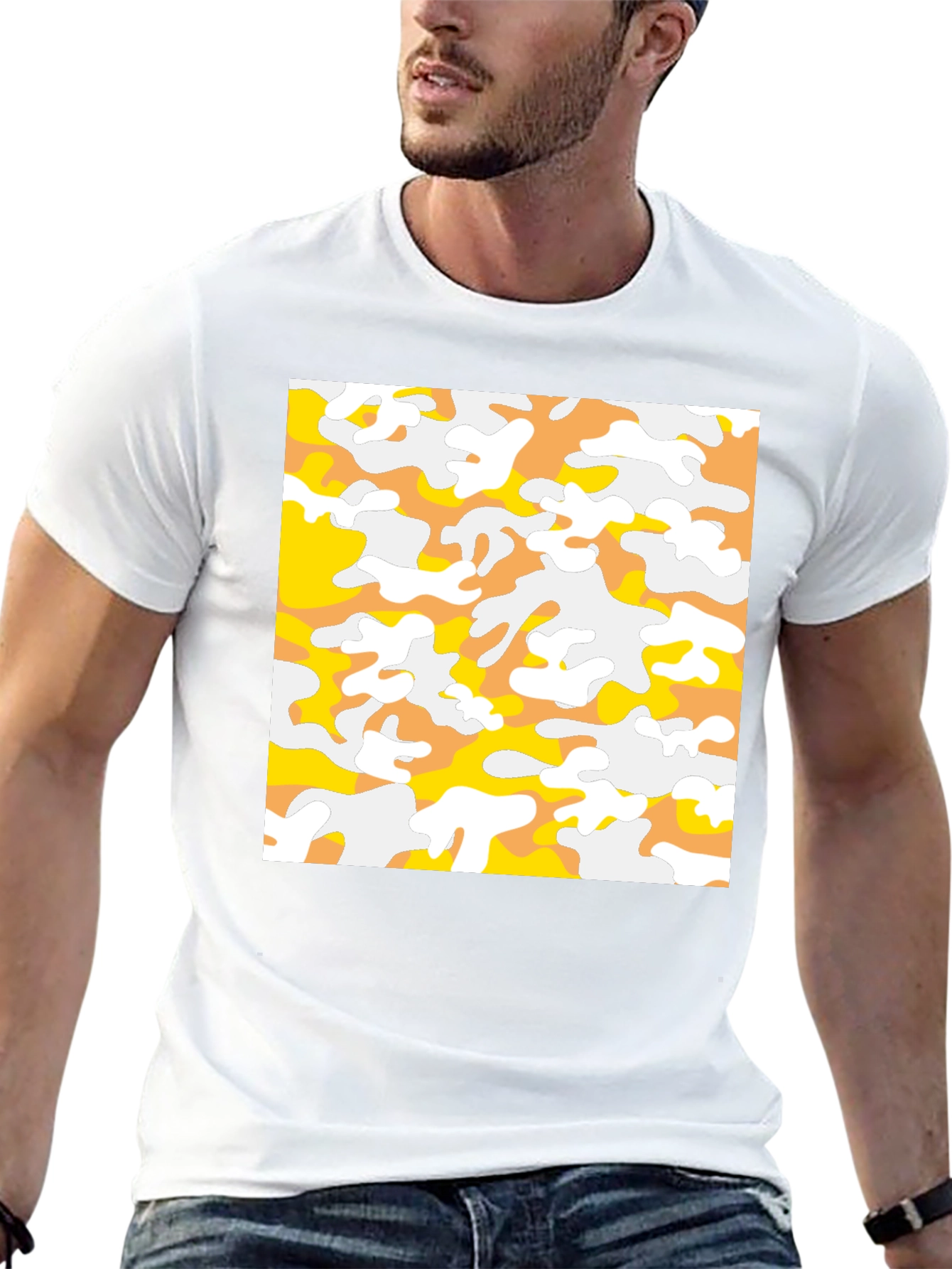 Camouflage Pattern T-Shirt - Casual Wear