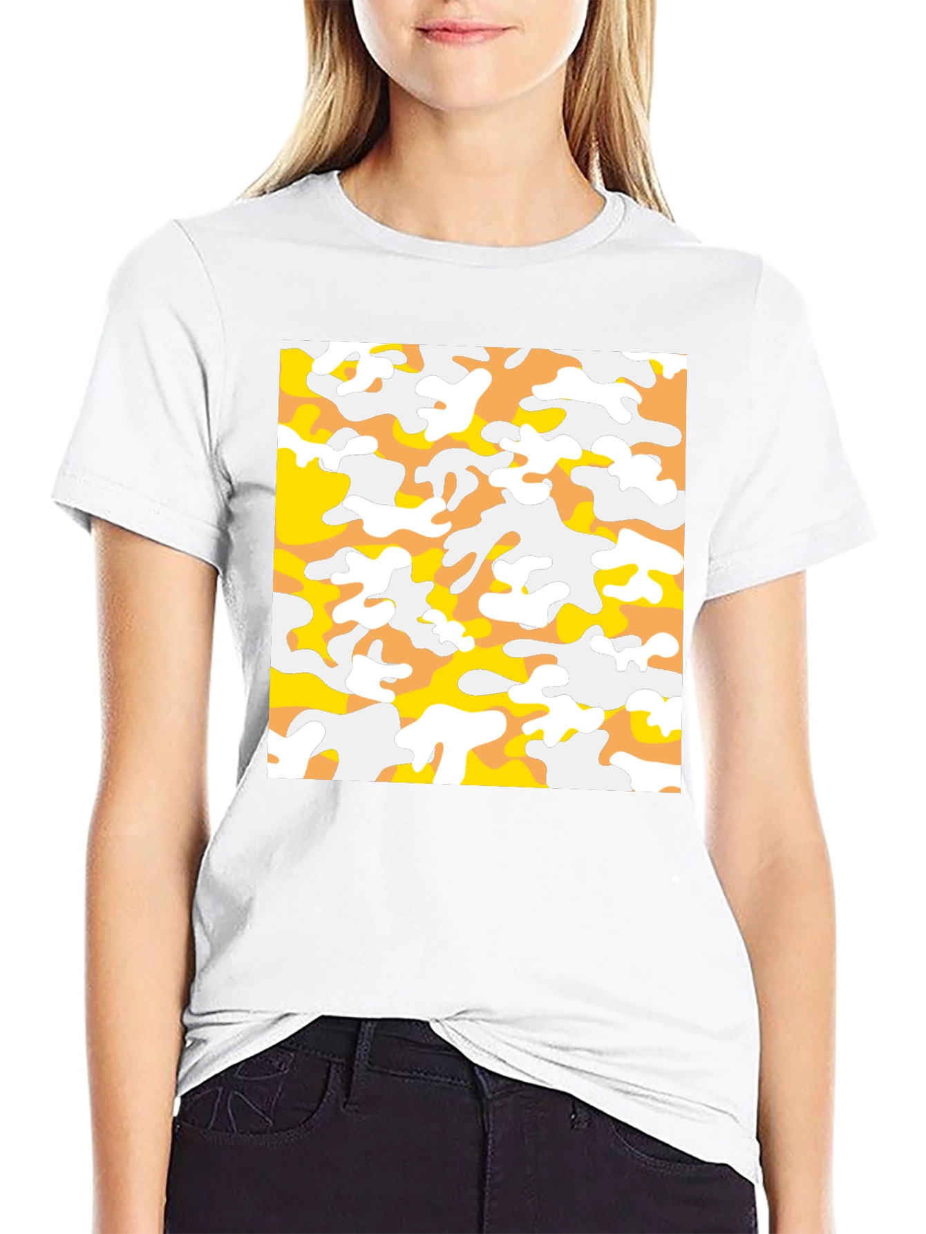Camouflage Pattern T-Shirt - Casual Wear
