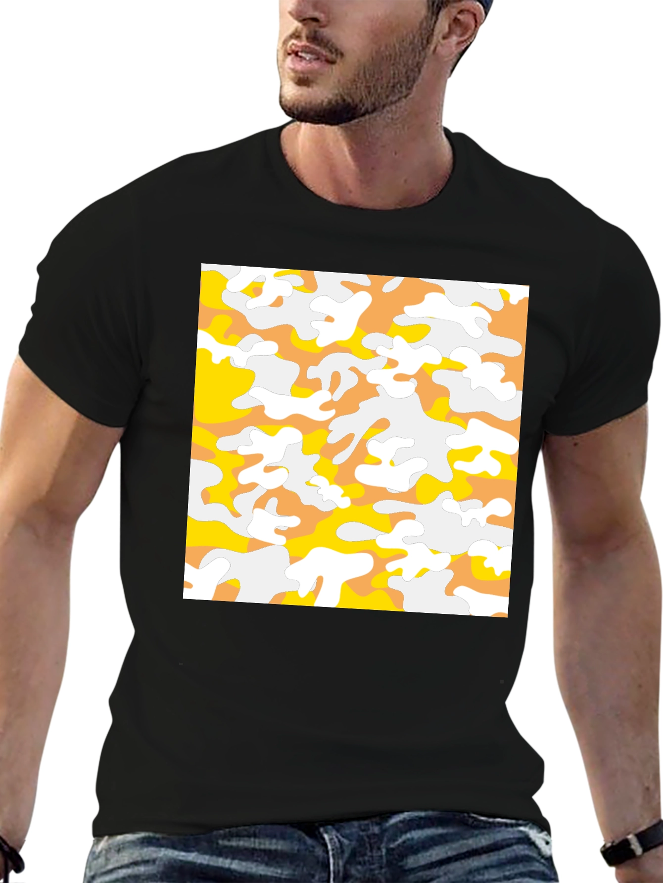 Camouflage Pattern T-Shirt - Casual Wear