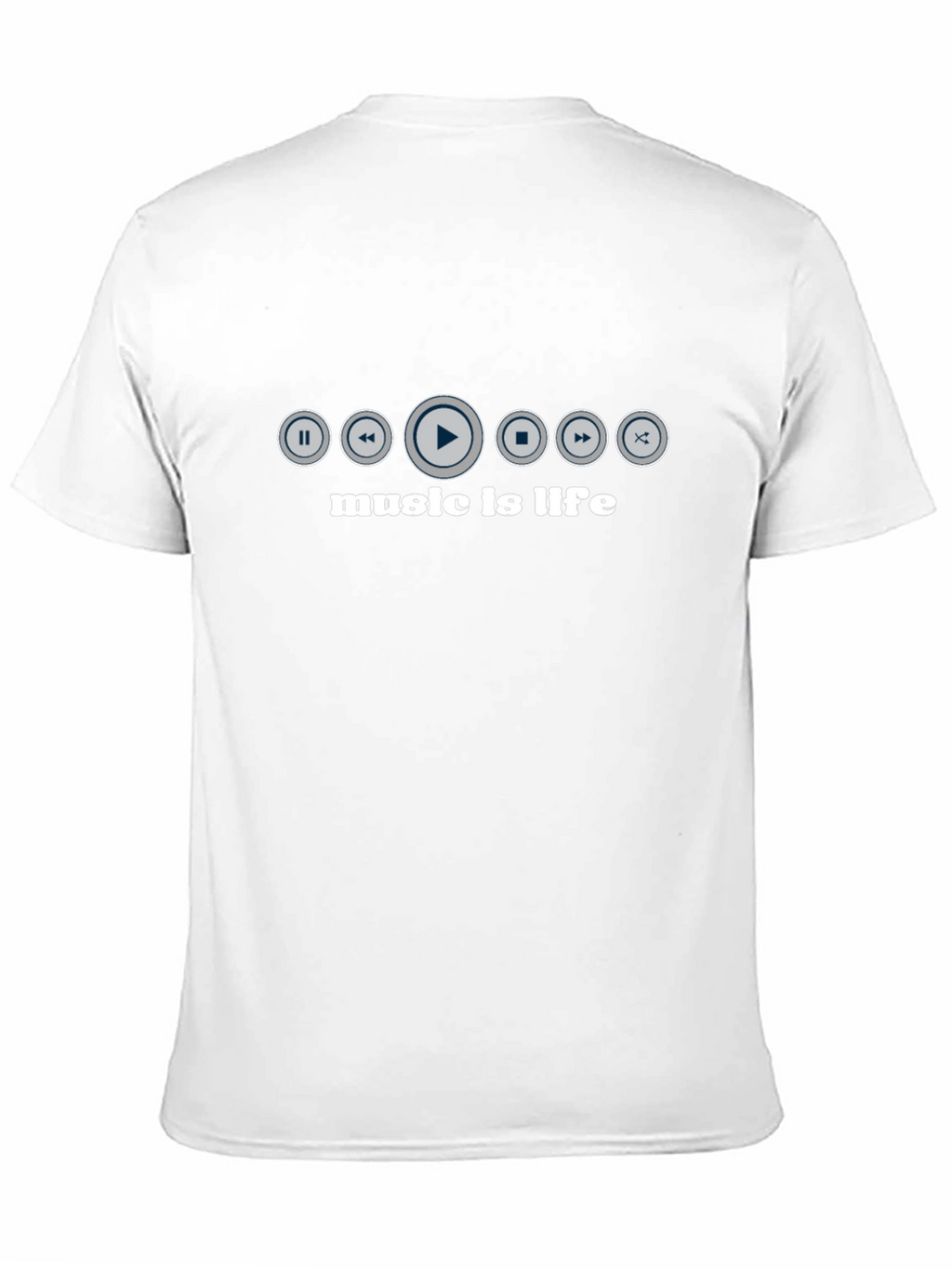 Music is Life T-Shirt - Black Graphic Tee