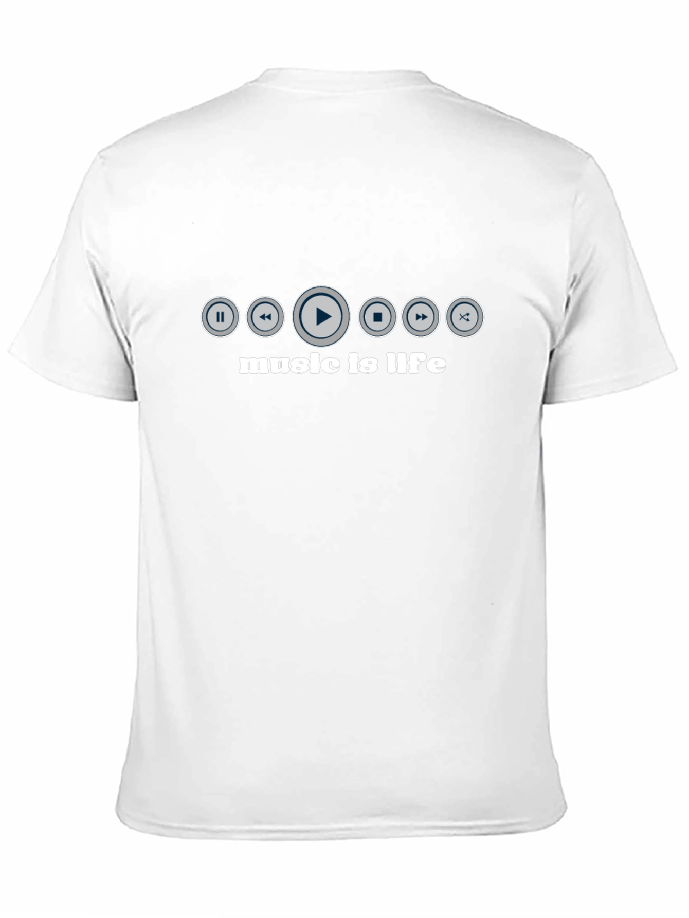 Music is Life T-Shirt - Black Graphic Tee