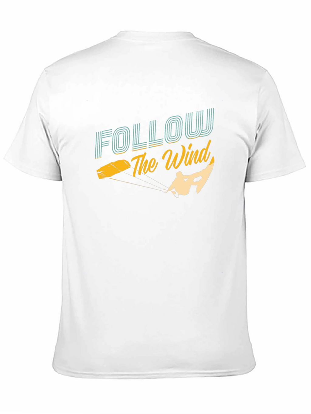 Follow The Wind Kitesurfing Graphic T-Shirt
