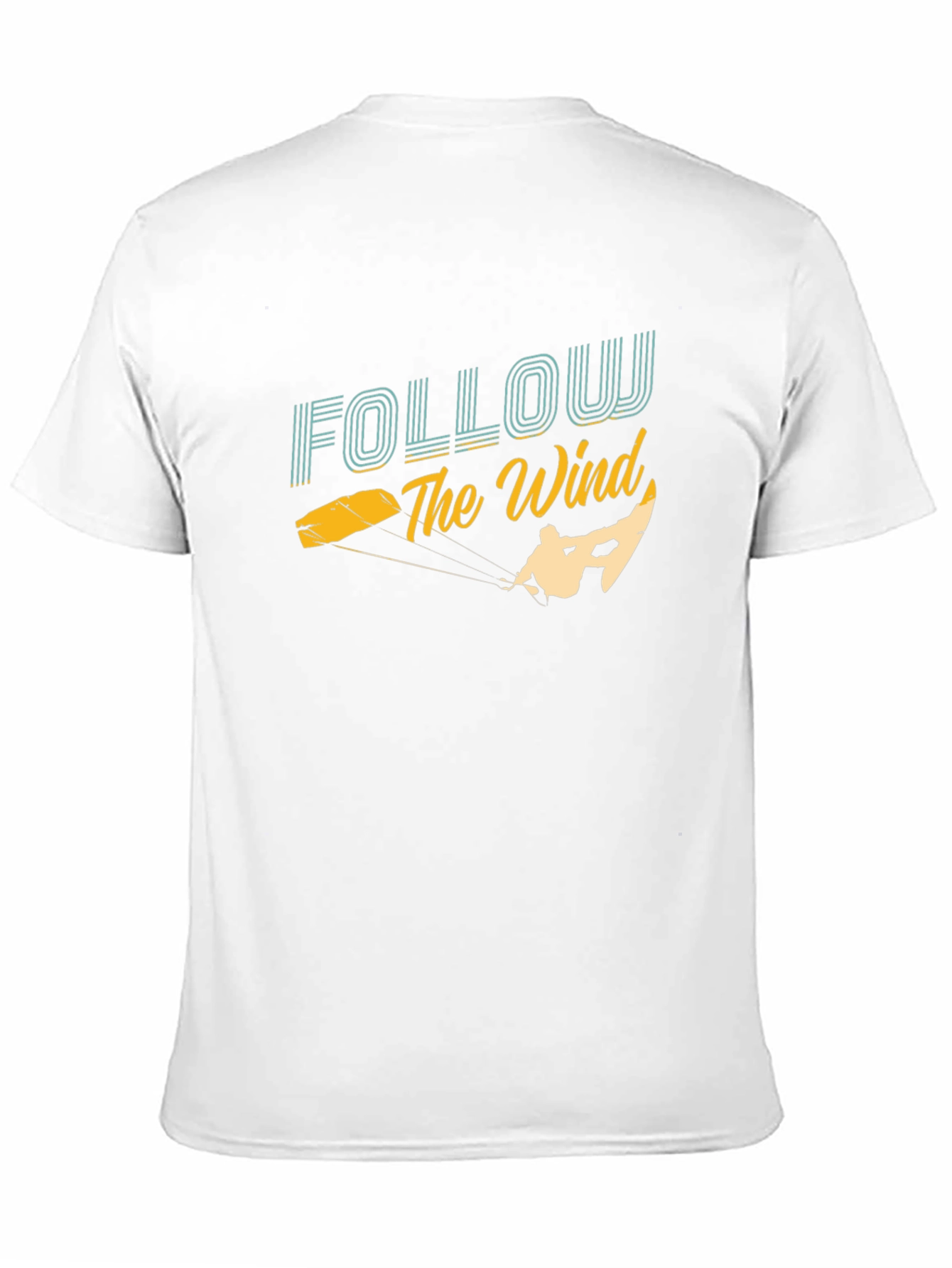 Follow The Wind Kitesurfing Graphic T-Shirt
