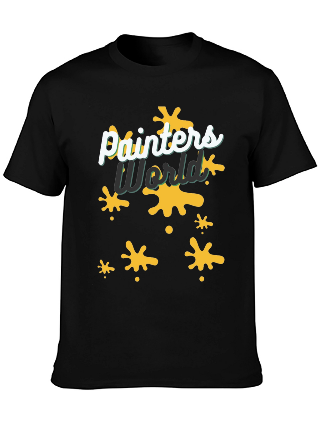 Painters World T-Shirt - Trendy Abstract Design