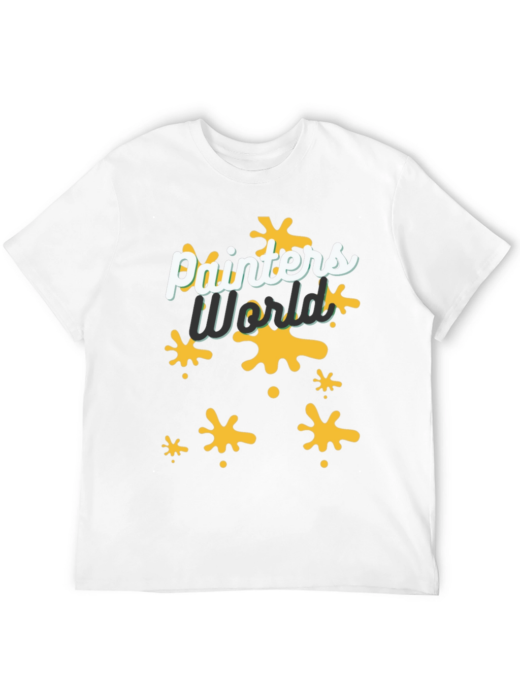 Painters World T-Shirt - Trendy Abstract Design