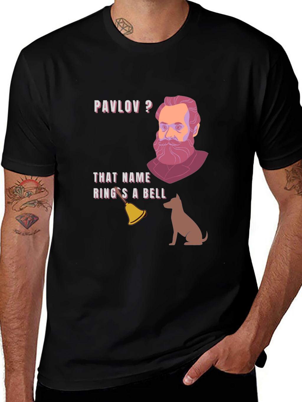 Pavlovs Dog T-Shirt Funny Science Humor Tee