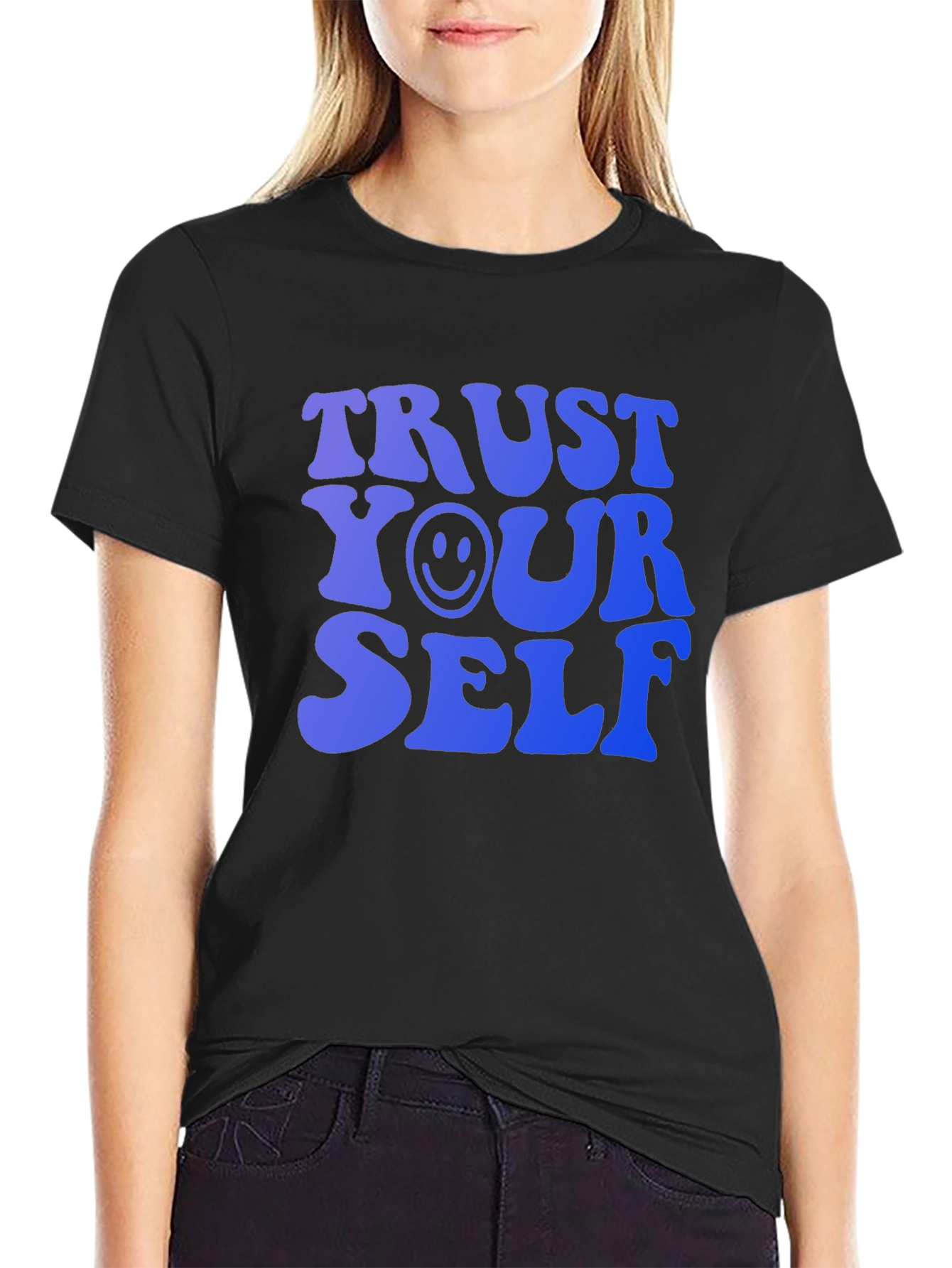 Trust Yourself Graphic Tee - Trendy Motivational Shirt