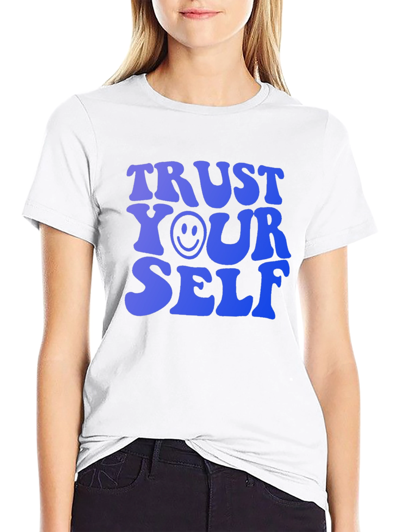 Trust Yourself Graphic Tee - Trendy Motivational Shirt