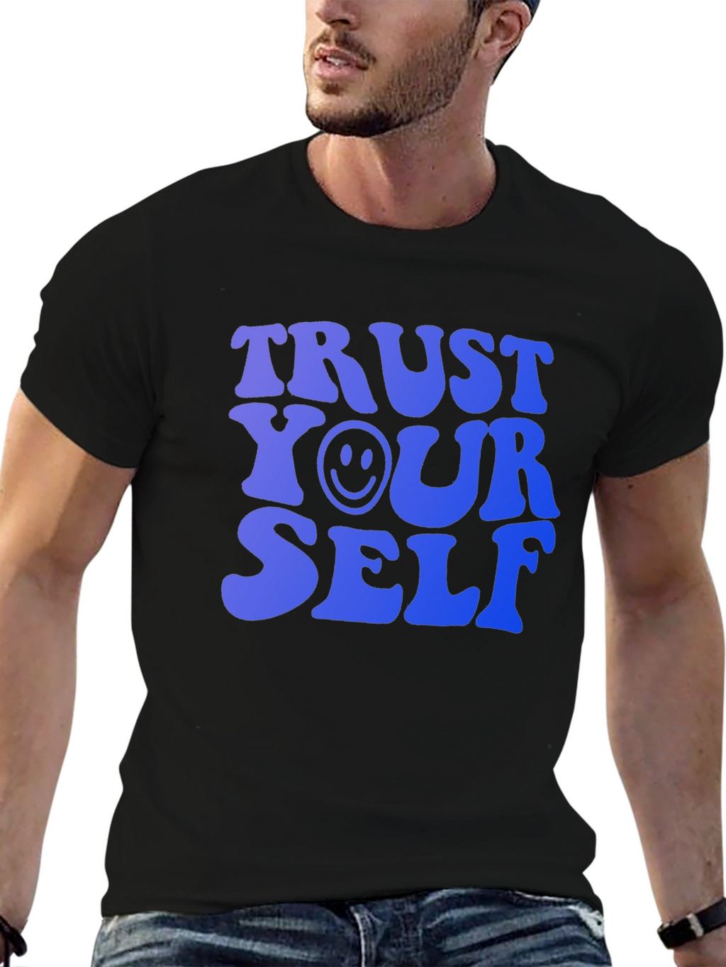 Trust Yourself Graphic Tee - Trendy Motivational Shirt