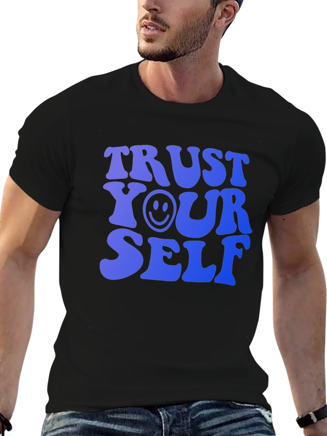 Trust Yourself Graphic Tee - Trendy Motivational Shirt
