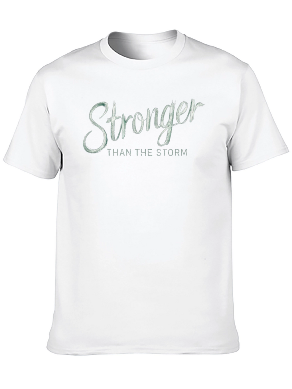 Stronger Than The Storm Black T-Shirt