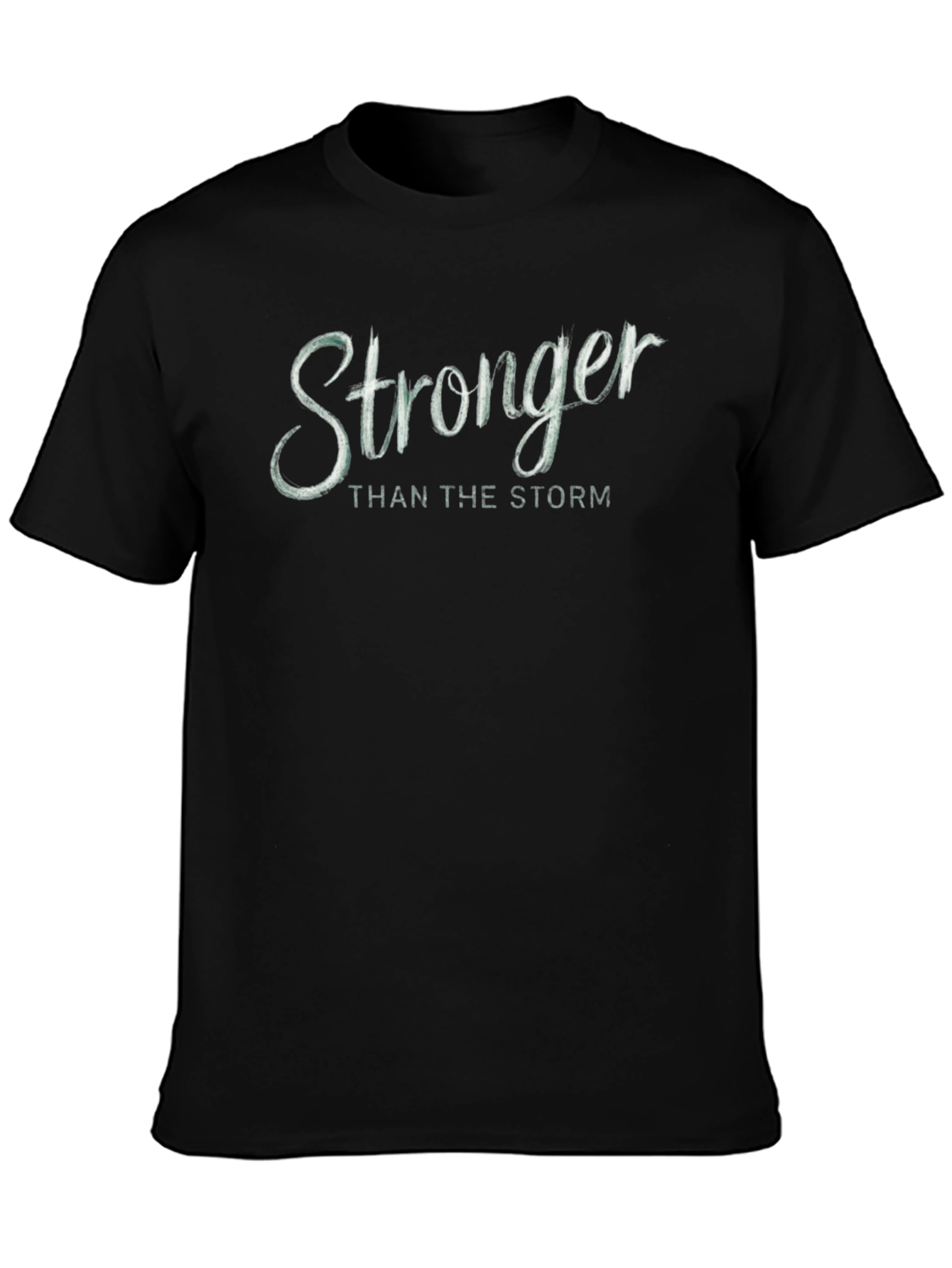 Stronger Than The Storm Black T-Shirt