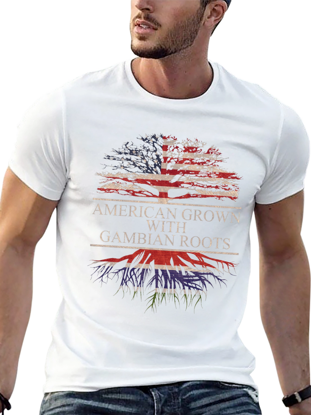 American Grown with Gambian Roots T-Shirt