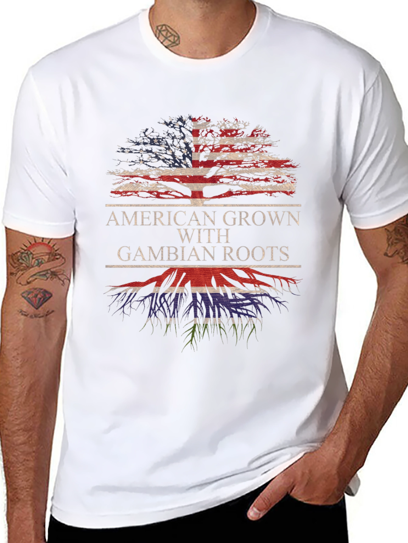 American Grown with Gambian Roots T-Shirt