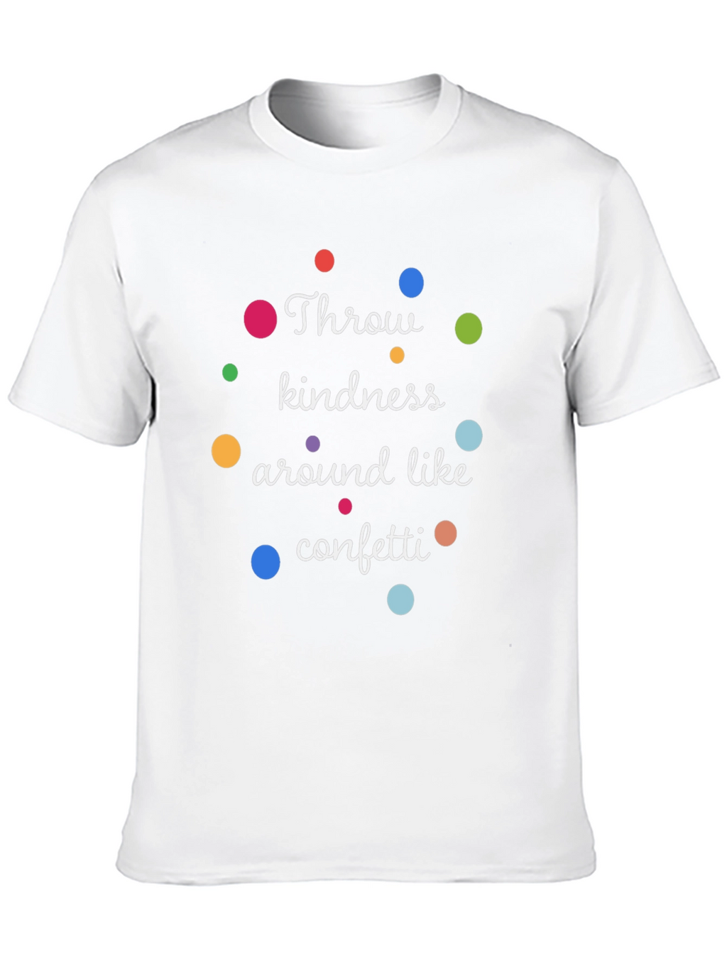 Kindness Confetti Black T-Shirt